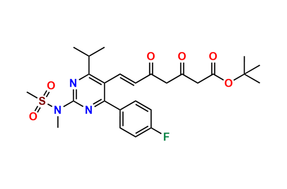 tert-Butyl (E)-7-(4-(4-fluorophenyl)-6-isopropyl-2-(N-methylmethylsulfonamido)pyrimidin-5-yl)-3,5-dioxohept-6-enoate