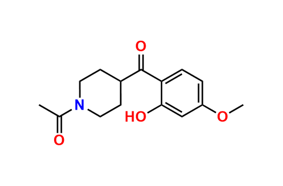 4-(N-Acetyl)piperidinyl 2-(5-Methoxy)phenol Ketone