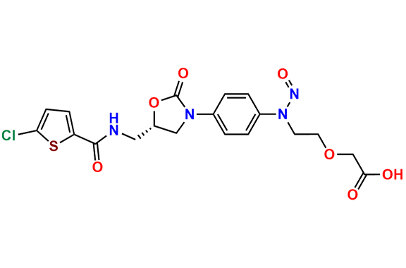 N-Nitroso Rivaroxaban Open-Ring Acid Impurity