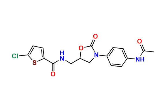 N-((3-(4-Acetamidophenyl)-2-oxooxazolidin-5-yl)methyl)-5-chlorothiophene-2-carboxamide