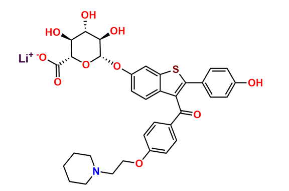 Raloxifene-6-Glucuronide (Lithium Salt)