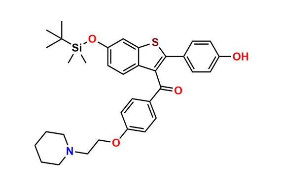 6-tert-Butyldimethylsilyl-4`-hydroxy Raloxifene