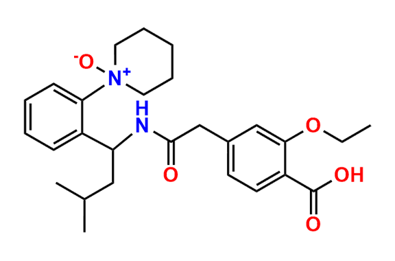 1-(2-(1-(2-(4-Carboxy-3-ethoxyphenyl)acetamido)-3-methylbutyl)phenyl)piperidine 1-oxide