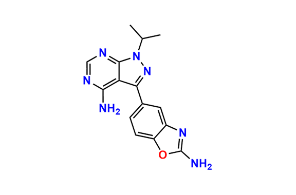 3-(2-Amino-5-benzoxazolyl)-1-(1-methylethyl)-1H-pyrazolo[3,4-d]pyrimidin-4-amine