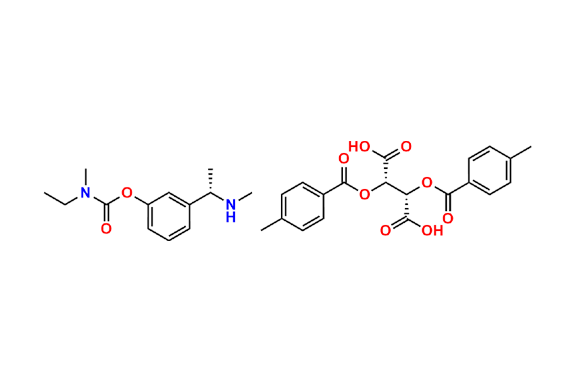 (S)-3-(1-(Methylamino)ethyl)phenyl ethyl(methyl)carbamate (2S,3S)-2,3-bis((4-methylbenzoyl)oxy)succinate