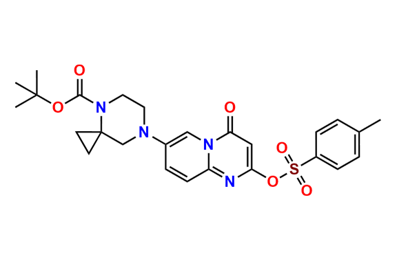 tert-Butyl 7-(4-oxo-2-(tosyloxy)-4H-pyrido[1,2-a]pyrimidin-7-yl)-4,7-diazaspiro[2.5]octane-4-carboxylate