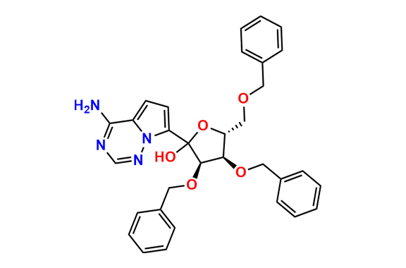 Remdesivir O-Desphosphate Tri-OBn Impurity