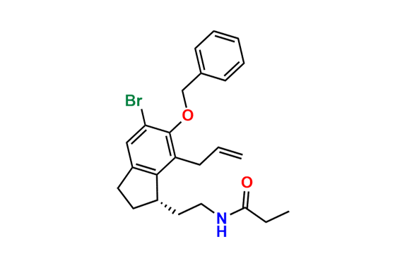 (S)-N-[2-[7-Allyl-5-bromo-6-benzyloxy-2,3-dihydro-1H-inden-1-yl]ethyl]propanamide