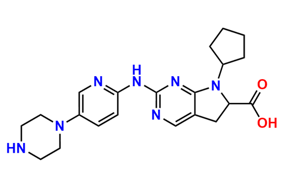 7-Cyclopentyl-2-((5-(piperazin-1-yl)pyridin-2-yl)amino)-6,7-dihydro-5H-pyrrolo[2,3-d]pyrimidine-6-carboxylic acid