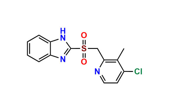 Rabeprazole 4-Chloro Analog Sulfone