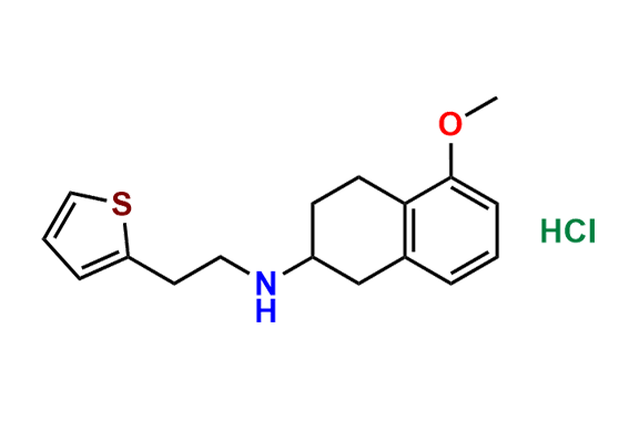 Rac-N-(1,2,3,4-Tetrahydro-5-methoxy-2-naphthalenyl)-2-thiopheneethanamine Hydrochloride