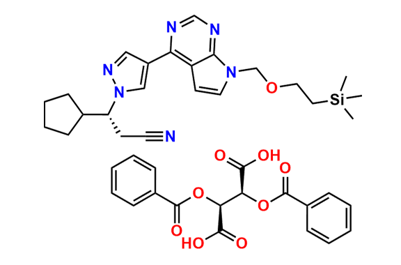 Ruxolitinib Dibenzoyl SEM Pyrimidine Impurity