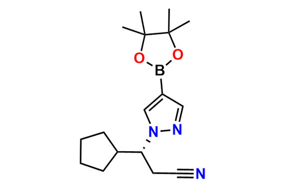 (R)-3-Cyclopentyl-3-(4-(4,4,5,5-tetramethyl-1,3,2-dioxaborolan-2-yl)-1H-pyrazol-1-yl)propanenitrile