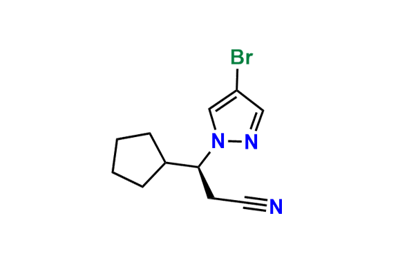 (S)-3-(4-Bromo-1H-pyrazol-1-yl)-3-cyclopentylpropanenitrile