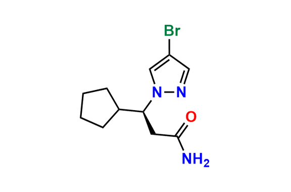 (S)-3-(4-Bromo-1H-pyrazol-1-yl)-3-cyclopentylpropanamide