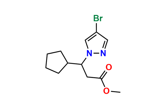 Methyl 3-(4-bromo-1H-pyrazol-1-yl)-3-cyclopentylpropanoate