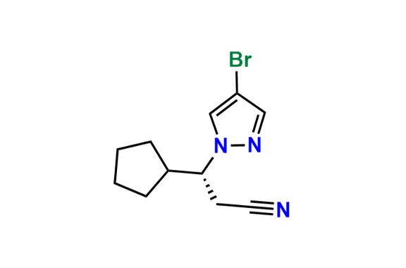 (R)-3-(4-Bromo-1H-pyrazol-1-yl)-3-cyclopentylpropanenitrile