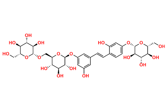 Oxyresveratrol 6-O-D-glucopyranosyl-D-glucopyranoside