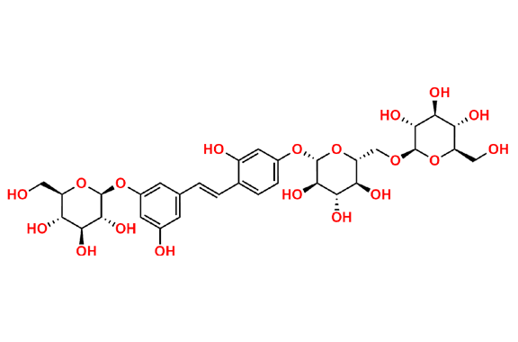 Oxyresveratrol 3-O-D-glucopyranosyl-D-glucopyranoside