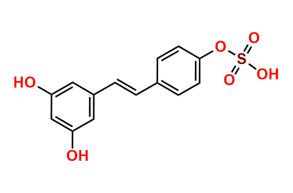 Resveratrol-4`-sulfate (cis+trans)