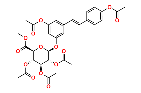 Trans Resveratrol Penta-O-acetyl-3-beta-D-glucuronide Methyl Ester