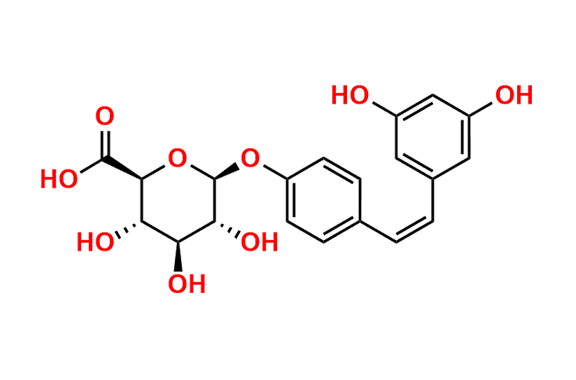 Cis Resveratrol 4`-O-beta-D-Glucuronide