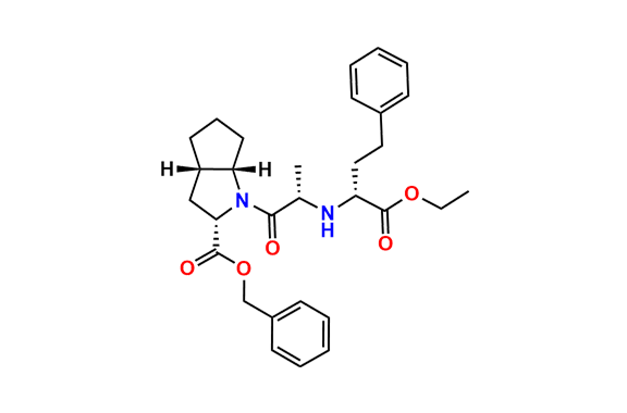 2-[N-[(R)-1-Ethoxycarbonyl-3-phenylpropyl]-L-alanyl]-(1S,3S,5S)-2-azabicyclo[3.3.0]octane-3-carboxylic Acid Benzyl Ester