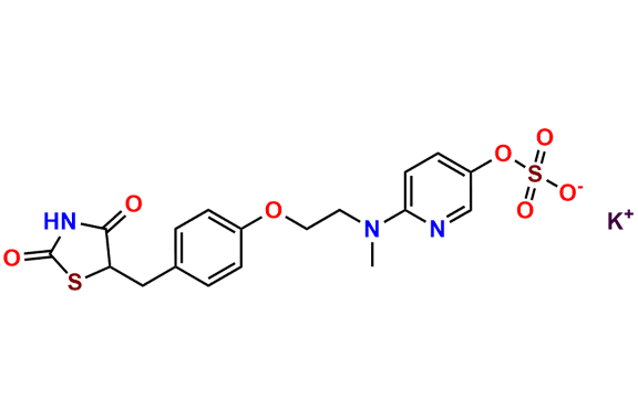 5-Hydroxy rosiglitazone sulphate potassium salt