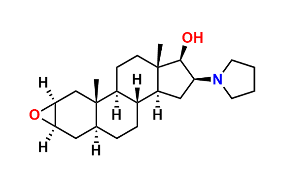 (2alpha,3alpha,5alpha,16beta,17beta)-2,3-Epoxy-16-(1-pyrrolidinyl)androstan-17-ol