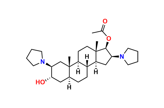 (2beta,3alpha,5alpha,16beta,17beta)-2,16-di-1-Pyrrolidinylandrostane-3,17-diol 17-Acetate