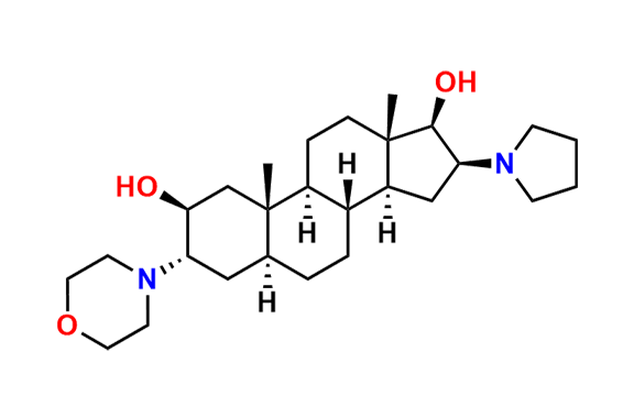 (2S,3S,5S,8R,9S,10S,13S,14S,16S,17R)-10,13-Dimethyl-3-morpholino-16-(pyrrolidin-1-yl)hexadecahydro-1H-cyclopenta[a]phenanthrene-2,17-diol