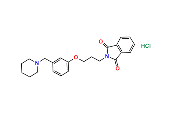 N-[3-[3-[(Piperidin-1-yl)methyl]phenoxy]propan- 1-yl]phthalimide Hydrochloride