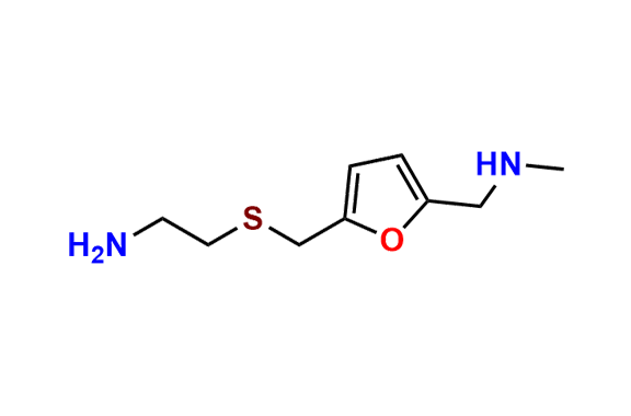 5-[[(2-Aminoethyl)thio]methyl]-N-methyl-2-furanmethanamine