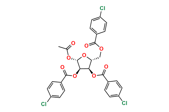 1-O-Acetyl 2,3,5-Tri-O-p-chlorobenzoyl-beta-D-ribofuranoside