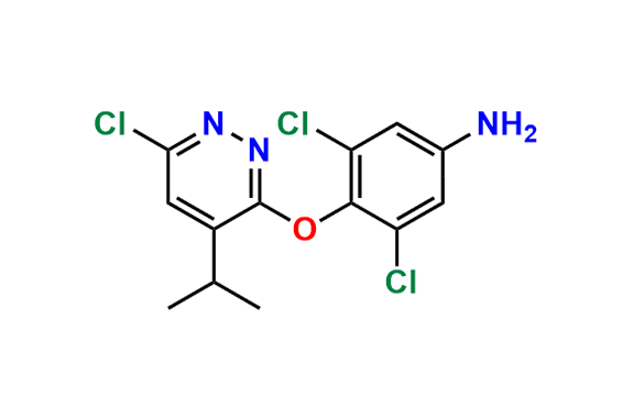 3,5-dichloro-4-((6-chloro-4-isopropylpyridazin-3-yl)oxy)aniline