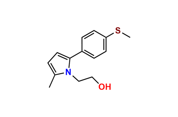 2-(2-Methyl-5-(4-(methylthio)phenyl)-1H-pyrrol-1-yl)ethan-1-ol