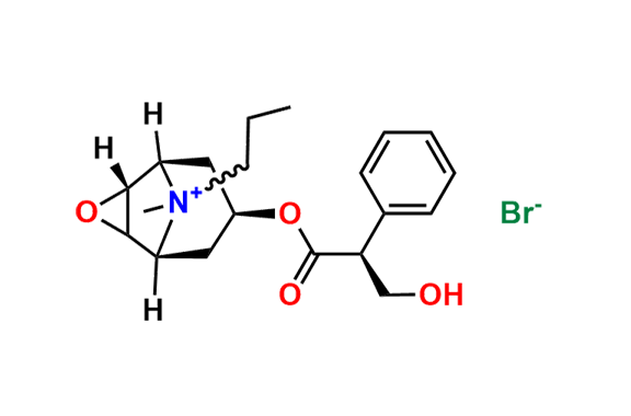 Hyoscine Butylbromide EP Impurity D (Mixture of Diastereomers)