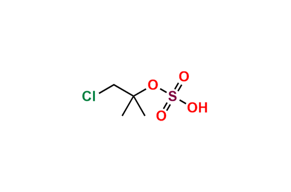 1-chloro-2-methylpropan-2-yl hydrogen sulfate
