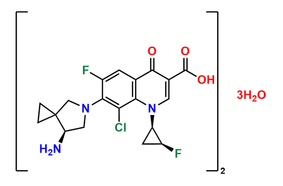 Sitafloxacin Sesquihydrate