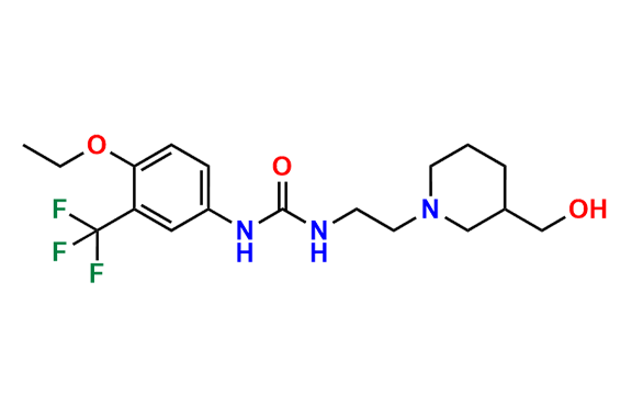1-(4-Ethoxy-3-(trifluoromethyl)phenyl)-3-(2-(3-(hydroxymethyl)piperidin-1-yl)ethyl)urea