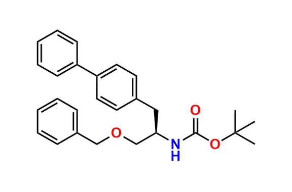 tert-Butyl (R)-(1-([1,1`-biphenyl]-4-yl)-3-(benzyloxy)propan-2-yl)carbamate