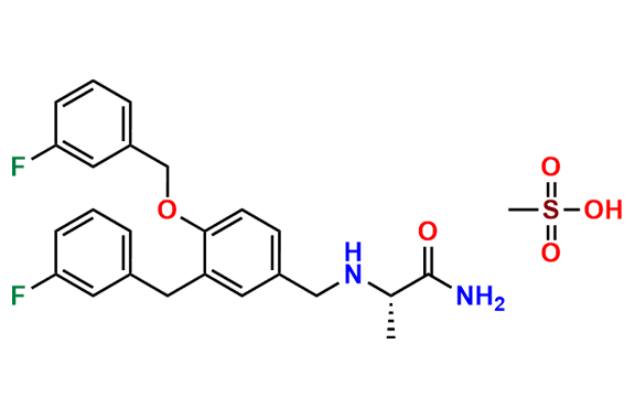 (S)-2-[[3-(3-Fluorobenzyl)-4-[(3-fluorobenzyl)oxy]benzyl]amino]propanamide Methanesulfonate