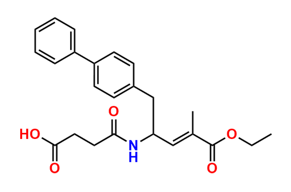 (E)-4-((1-([1,1'-biphenyl]-4-yl)-5-ethoxy-4-methyl-5-oxopent-3-en-2-yl)amino)-4-oxobutanoic acid