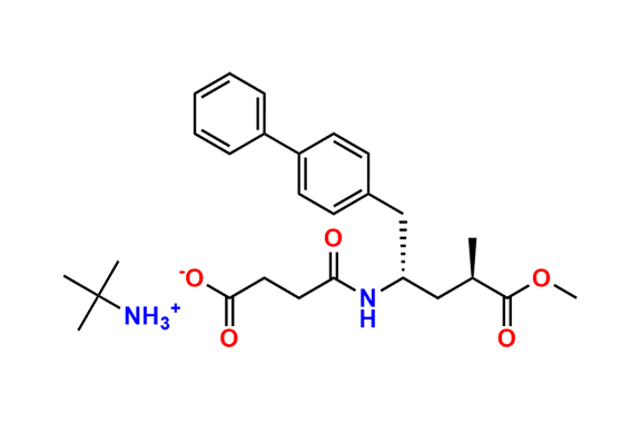 2-Methylpropan-2-aminium 4-(((2S,4R)-1-([1,1`-biphenyl]-4-yl)-5-methoxy-4-methyl-5-oxopentan-2-yl)amino)-4-oxobutanoate
