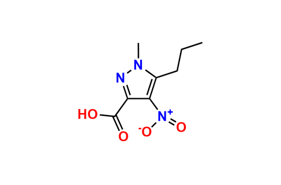 1-Methyl-4-nitro-5-propyl-1H-pyrazole-3-carboxylic Acid