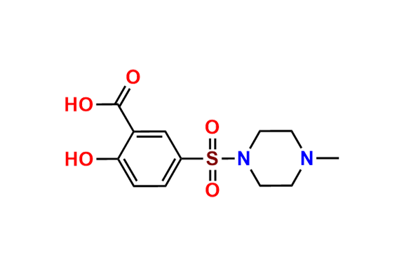 2-Hydroxy-5-[(4-methyl-1-piperazinyl)sulfonyl]benzoic Acid