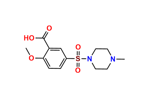 2-Methoxy-5-((4-methylpiperazin-1-yl)sulfonyl)benzoic Acid