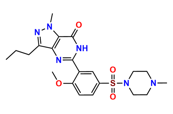 5-(2-methoxy-5-((4-methylpiperazin-1-yl)sulfonyl)phenyl)-1-methyl-3-propyl-1,6-dihydro-7H-pyrazolo[4,3-d]pyrimidin-7-one
