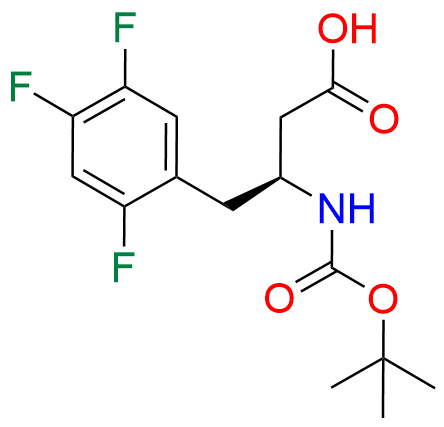 (S)Sitagliptin N-Boc carboxylic acid