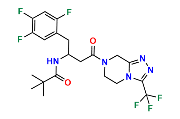 N-(4-Oxo-4-(3-(trifluoromethyl)-5,6-dihydro-[1,2,4]triazolo[4,3-a]pyrazin-7(8H)-yl)-1-(2,4,5-trifluorophenyl)butan-2-yl)pivalamide